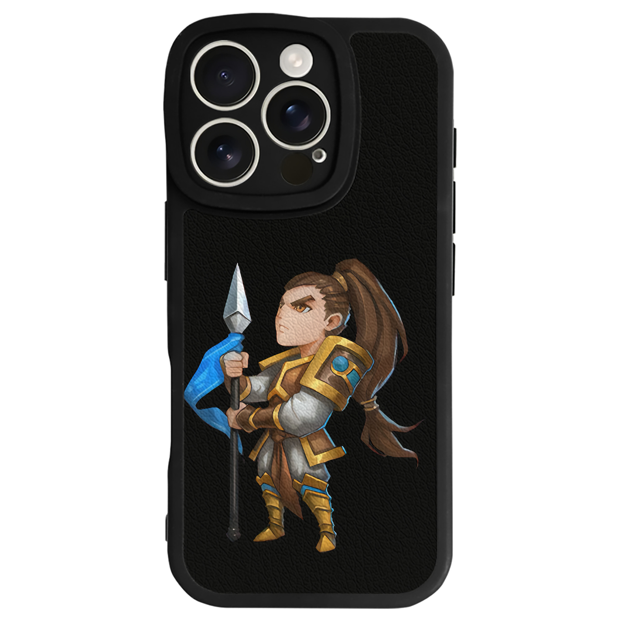 リーグ・オブ・レジェンド League of Legends LOL 【iPhone 16シリーズ対応】シリコンスマホケース（レザー調） 材質：シリコン